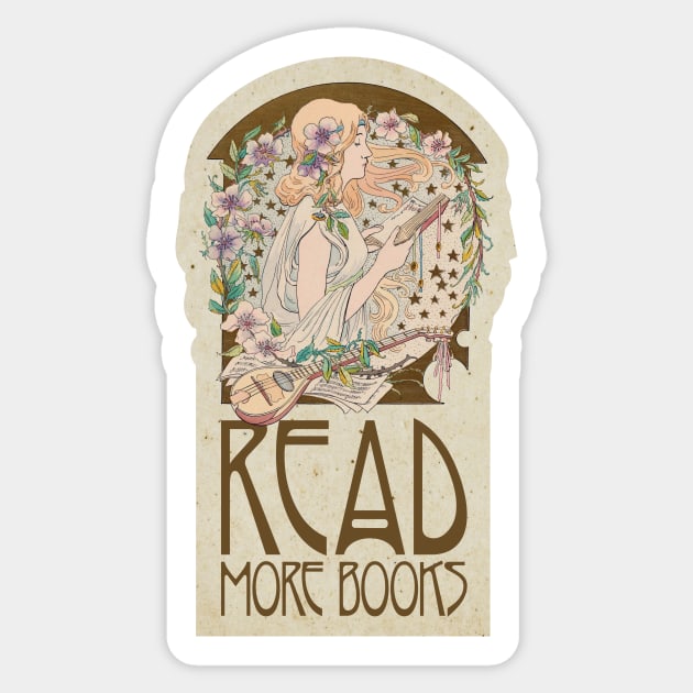 Read More Books Sticker by Silvercrystal